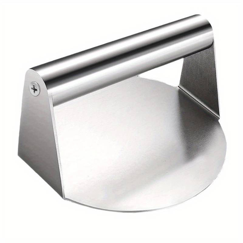 Heavy Weight Stainless Steel Burger Press - 6 Inch Smasher for Griddle, Grill & Skillet-ALB