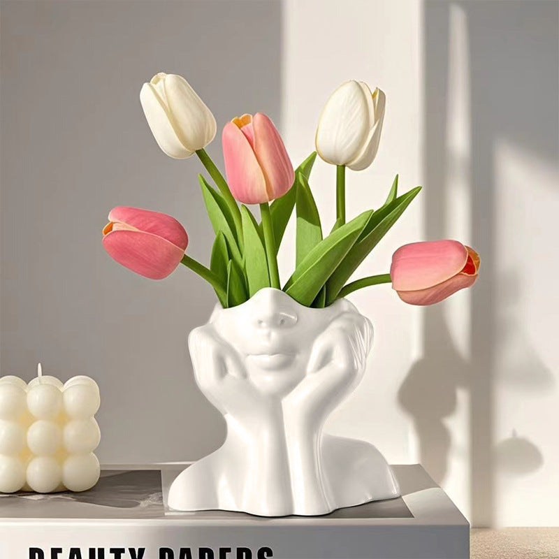 Versatile Light Luxury Vase - Perfect for Both Minimalist and Maximalist Decor, Adds a Touch of Understated Elegance to Your Space-ALB