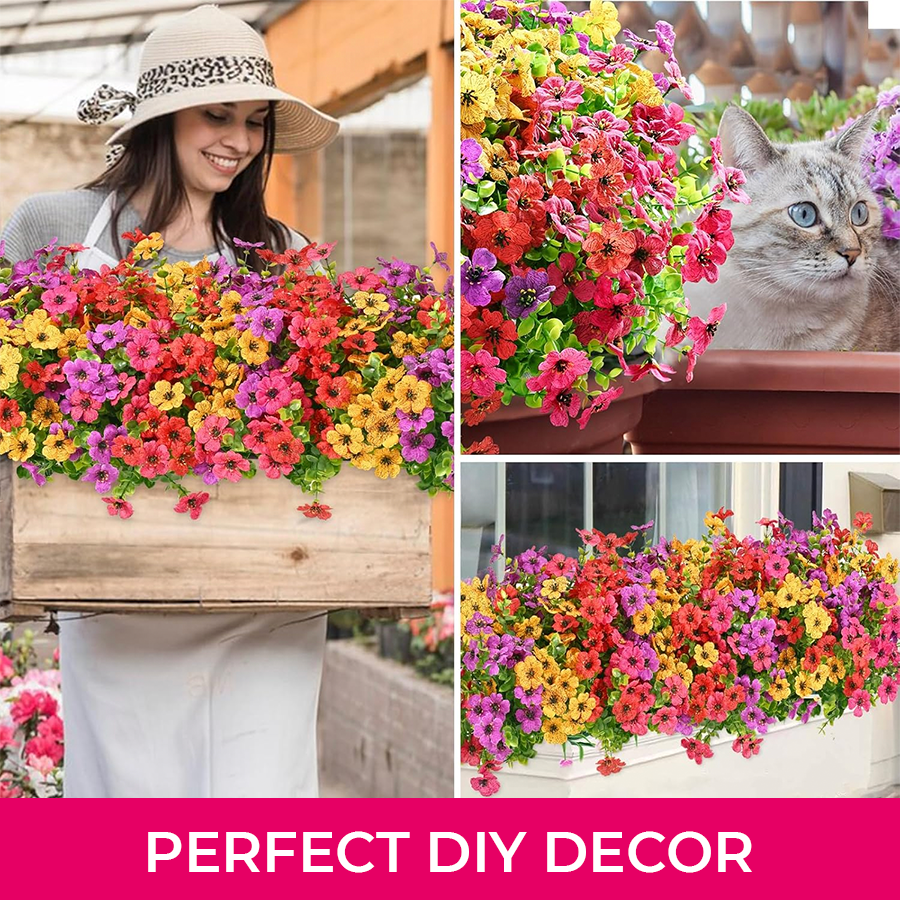 💐Factory Direct Sales 70% Off ! - UV-Resistant Lifelike Artificial Flowers – Zero Maintenance