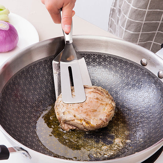 Effortless Steak Flipping - High-Quality Stainless Steel Spatula for Home Chefs-ALB